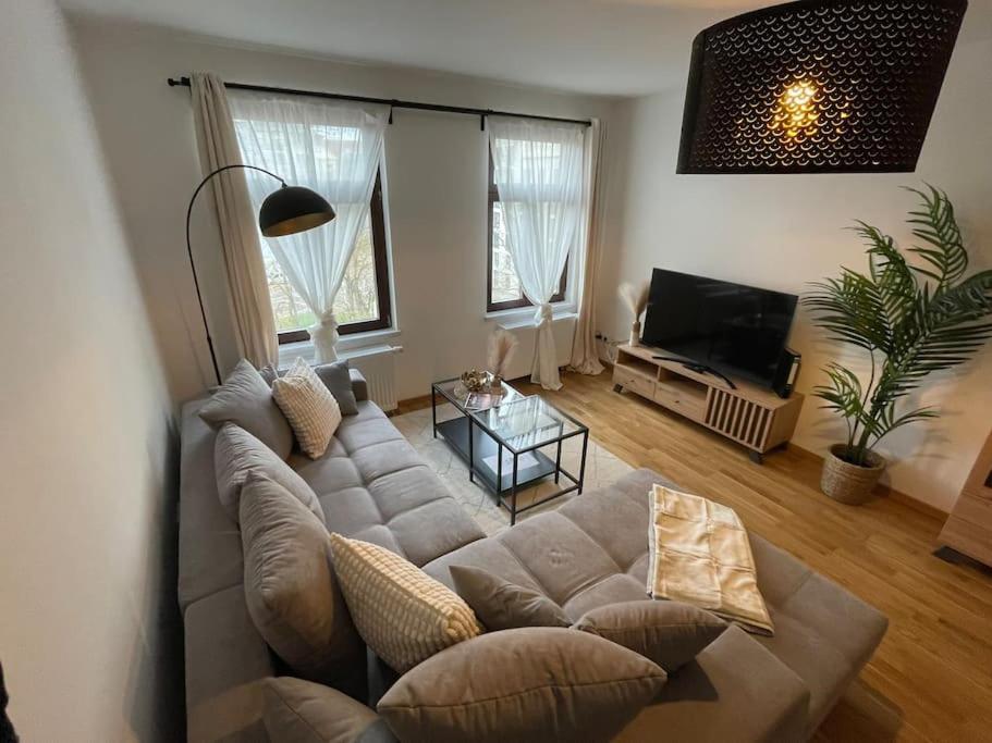 #Stylische / Moderne Wohnung Im Leipziger Zentrum Dg Links Zewnętrze zdjęcie